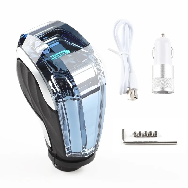 New Gear Running - ใหม่รถคริสตัล Handle SHIFT KNOB HEAD เหมาะสําหรับ