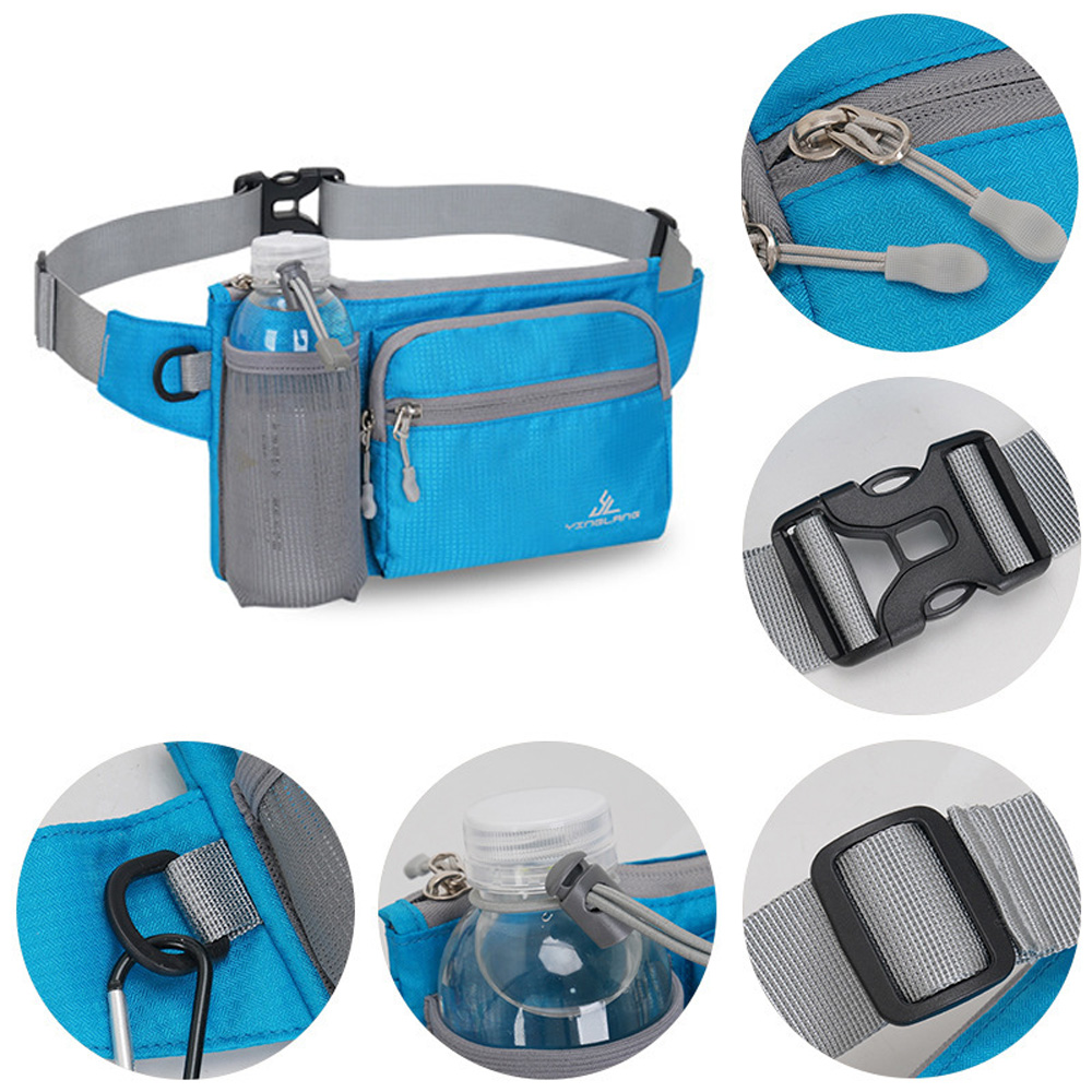Running Gear Bag For Men - ขวดน้ำน้ำหนักเบาเข็มขัดวิ่งสำหรับผู้ชายผู้หญิงกระเป๋าคาดเอวสำหรับใส่น้ำอุปกรณ์ออกกำลังกายกีฬาฟิตเนสกระเป๋าคาดเอวมาราธอน AVA363