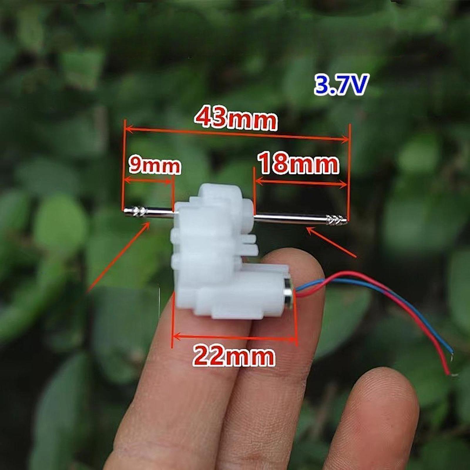 Running Gear Box - มอเตอร์ไร้แกนขนาดเล็ก พร้อมเกียร์บ็อกซ์ขนาดเล็ก แรงสั่นสะเทือนต่ำ ทำงานราบรื่น เหมาะสำหรับโครงการหุ่นยนต์เพื่อการศึกษา DIY