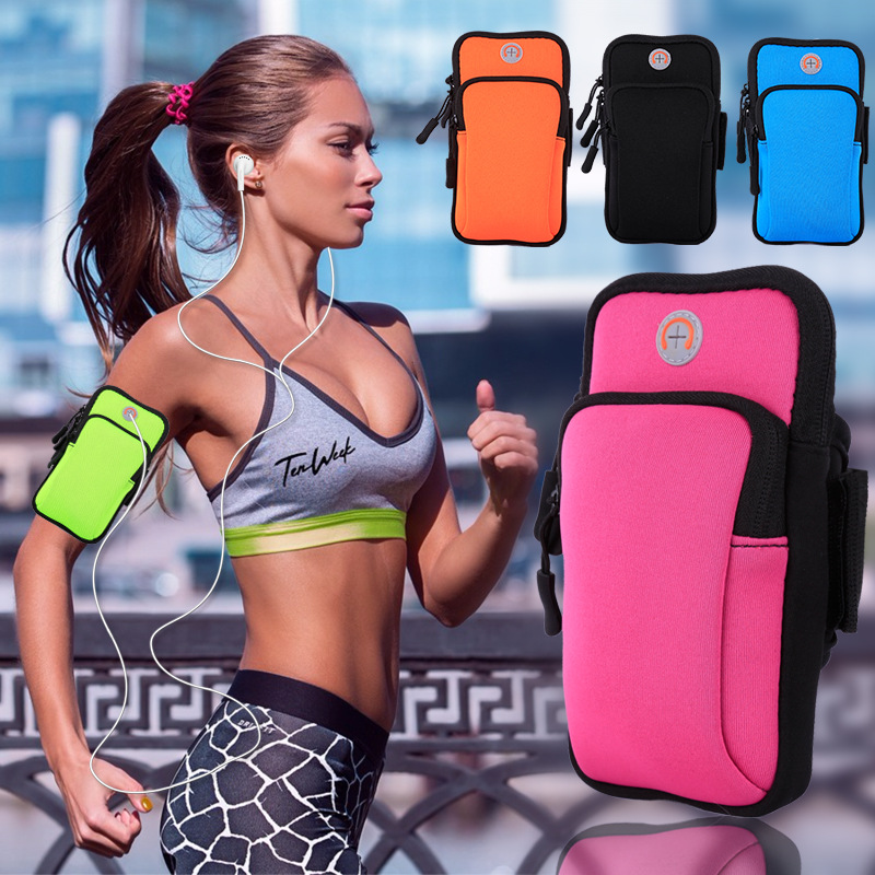 Running Gear Holder - กระเป๋า pengikat lengan ฟิตเนสวิ่งกระเป๋ารัดต้นแขนกีฬากระเป๋าที่จับโทรศัพท์มือถือวิ่งจ๊อกกิ้งกระเป๋าเข็มขัดยิมครอบคลุมสำหรับสมาร์ทโฟน6
