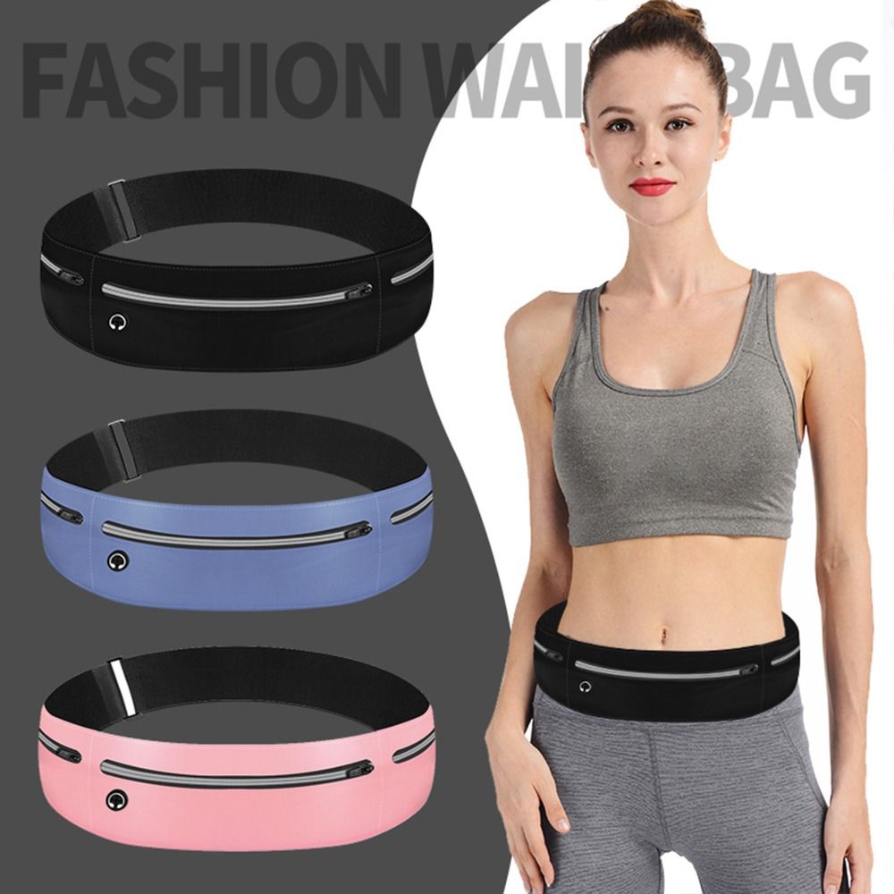 Running Gear Bag For Men - เข็มขัดวิ่งกันน้ำสำหรับผู้ชาย อุปกรณ์กีฬากลางแจ้ง กระเป๋าคาดเอวใส่โทรศัพท์มือถือสำหรับเล่นกีฬา