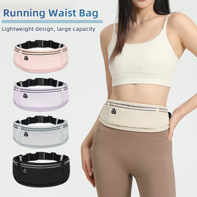 Running Gear Holder - เอวกระเป๋าผู้ชายผู้หญิงกีฬากลางแจ้งกระเป๋าเข็มขัดกีฬา Fanny Pack กระเป๋าโทรศัพท์มือถือยิมวิ่งโทรศัพท์มือถือ Jogging Run