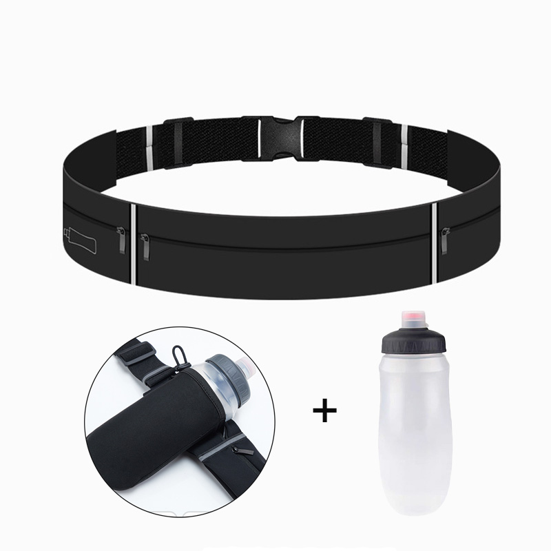 Running Gear For Beginners - กระเป๋าคาดเอวสำหรับวิ่งพร้อมขวดน้ำ 550 มล. กระเป๋าคาดเอวสำหรับผู้หญิง กระเป๋าใส่โทรศัพท์สำหรับผู้ชาย กระเป๋าออกกำลังกาย