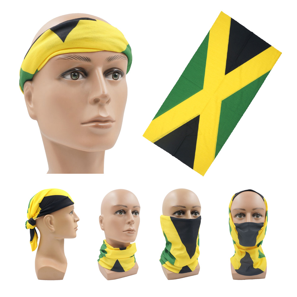 Head Gear Running - Breathable Running Face Mask ผ้าพันคอ Jamaica