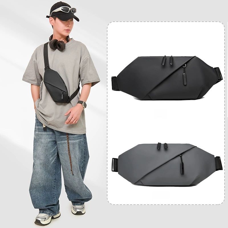 Running Gear Holder - กระเป๋าคาดเอวสำหรับผู้ชายแบบมินิมอลสำหรับกีฬากลางแจ้ง วิ่งจ๊อกกิ้ง กันน้ำ ทันสมัย สะพายข้างหรือคาดเอวได้