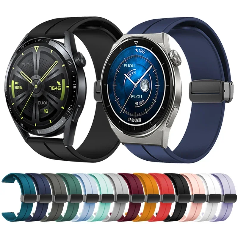 Runners Gear - แม่เหล็กพับclaspสําหรับHUAWEI Watch 3 Proใหม่/GT 3 SE