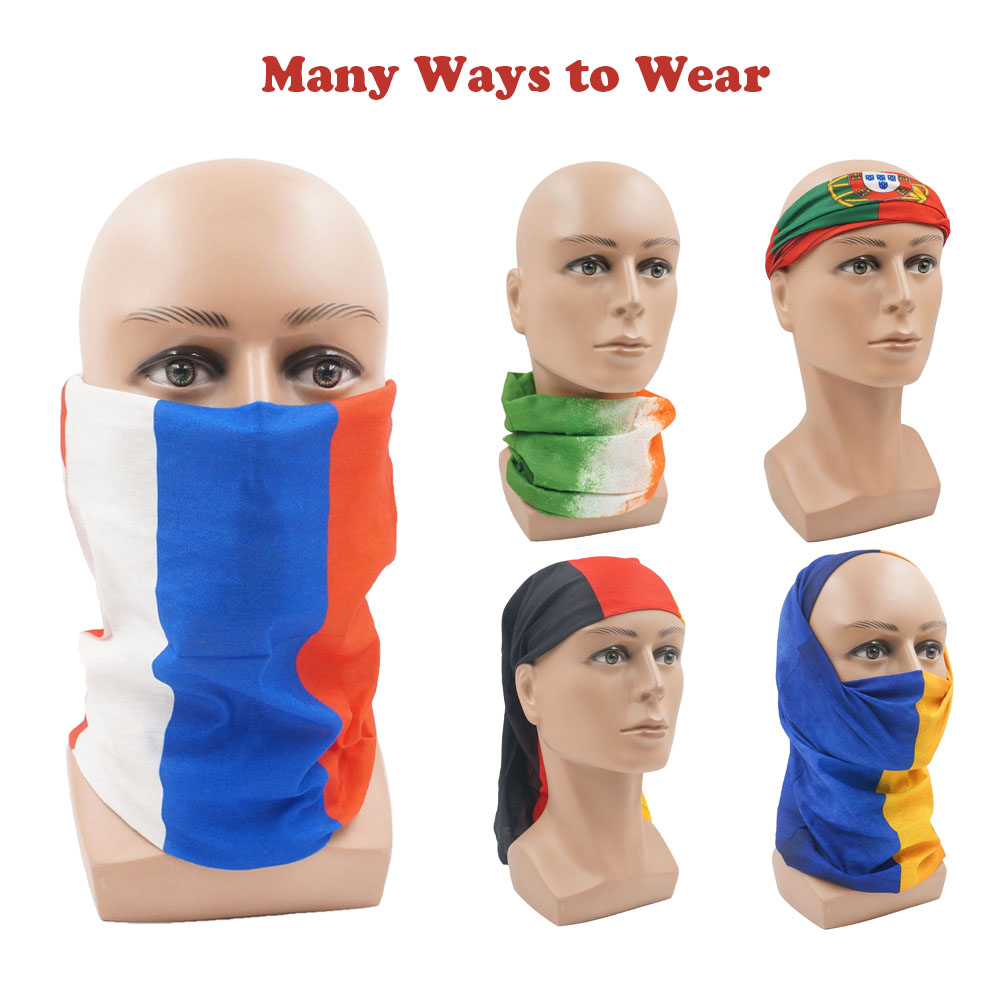 Running Gear Outdoor - ประเทศยุโรป Face & Neck Gaiter National
