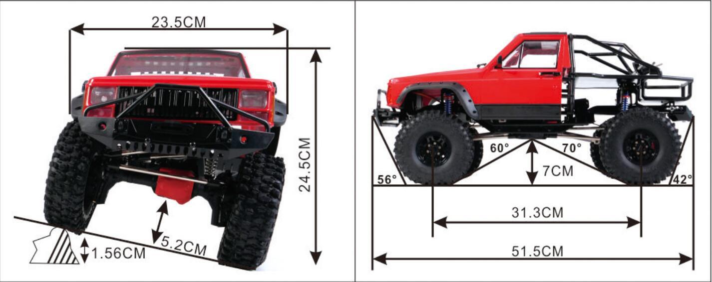 รถบังคับวิทยุ Axing RC Crawler - Running Gear Box บทวิจารณ์และราคา