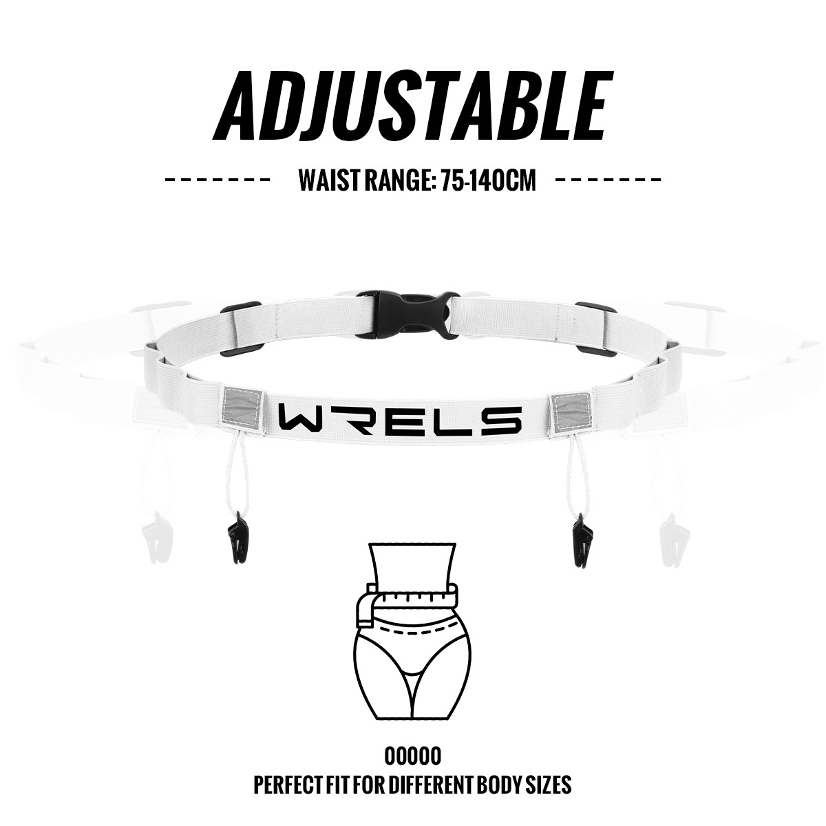 WRELS เข็มขัดใส่หมายเลขสำหรับว - Runners Gear บทวิจารณ์และราคา