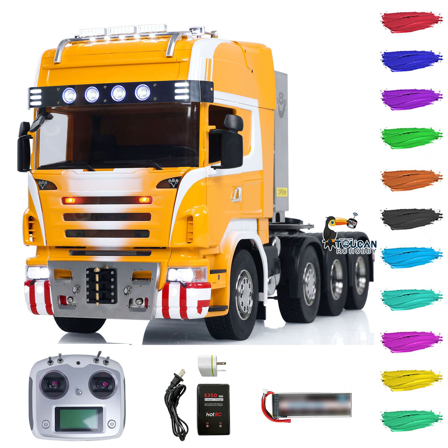 ของเล่น 1/14 8x8 R620 RC รถบรร - Running Gear Box บทวิจารณ์และราคา