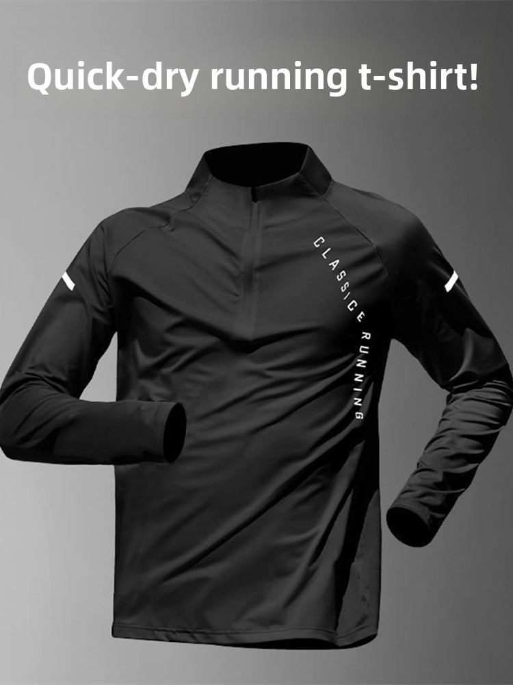 เสื้อยืดแขนยาวผู้ชาย แห้งเร็ว  - Running Gear Outdoor บทวิจารณ์และราคา