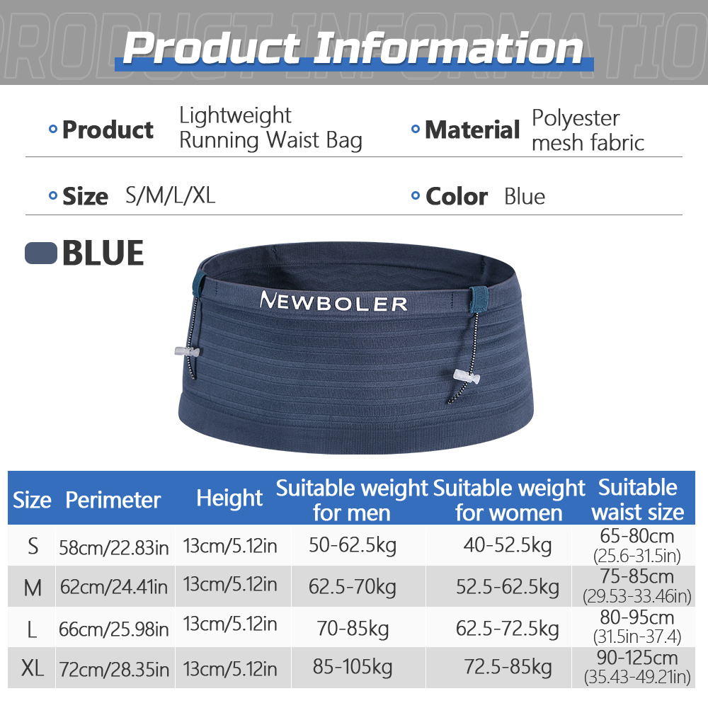 NEWBOLER กระเป๋าคาดเอวแบบยืดหย - Running Gear Holder บทวิจารณ์และราคา