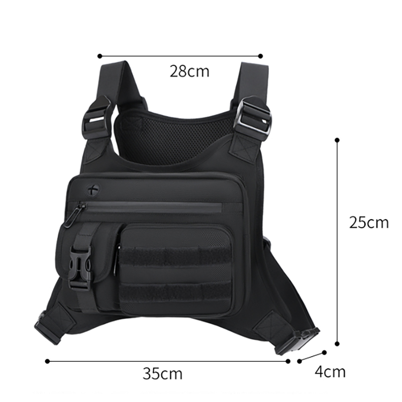 กระเป๋าคาดอกแบบยุทธวิธีสำหรับผ - Running Gear Bag For Men บทวิจารณ์และราคา