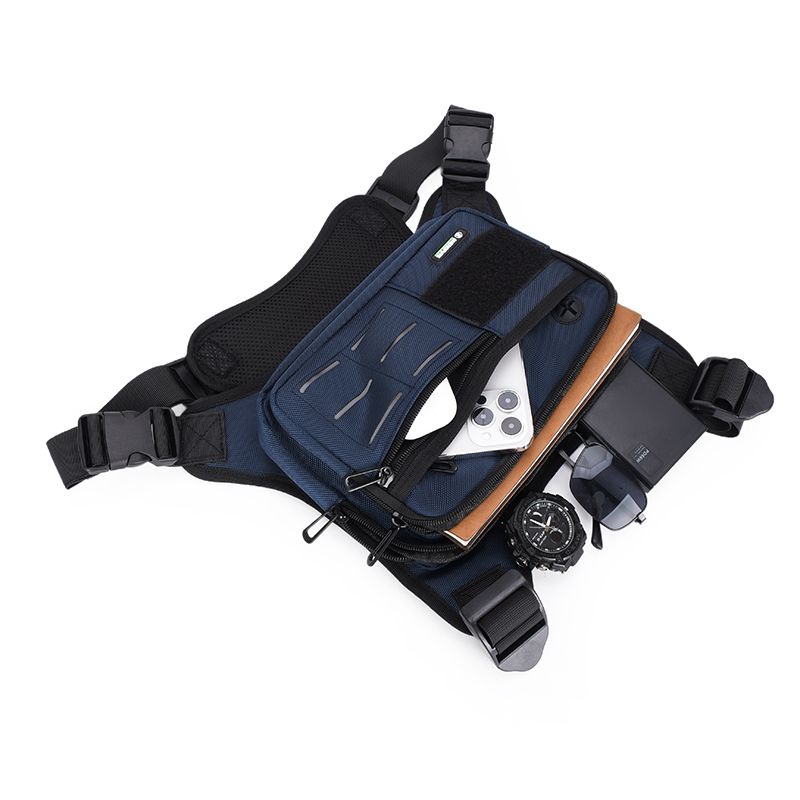 กระเป๋าคาดอกแบบยุทธวิธีสำหรับผ - Running Gear Bag For Men บทวิจารณ์และราคา