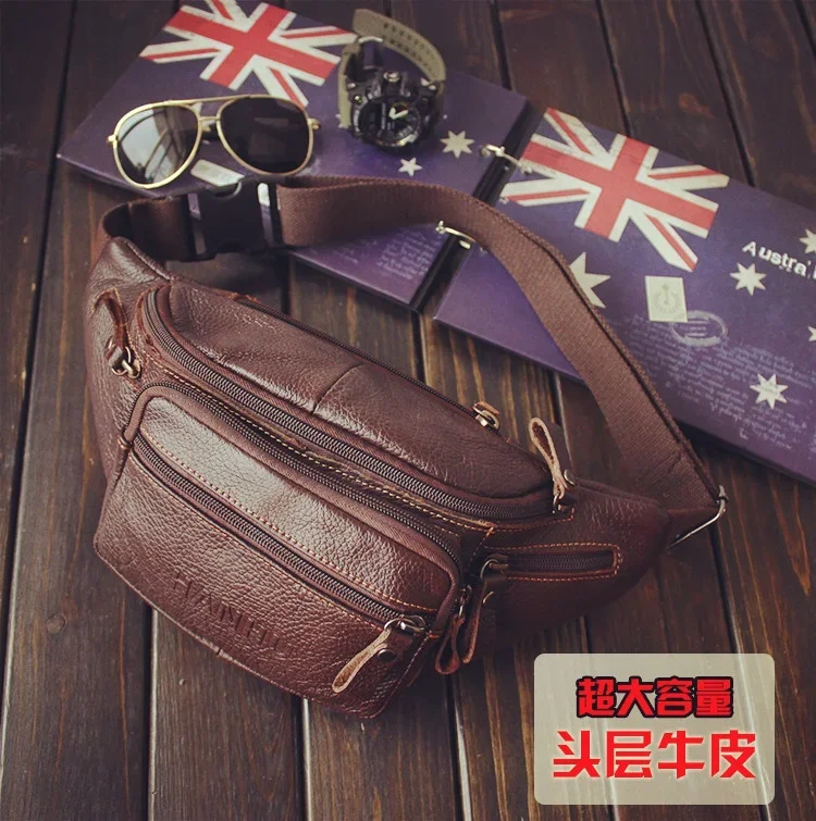 ของแท้ Cowhide หนังเอวกระเป๋าผ - Running Gear Holder บทวิจารณ์และราคา