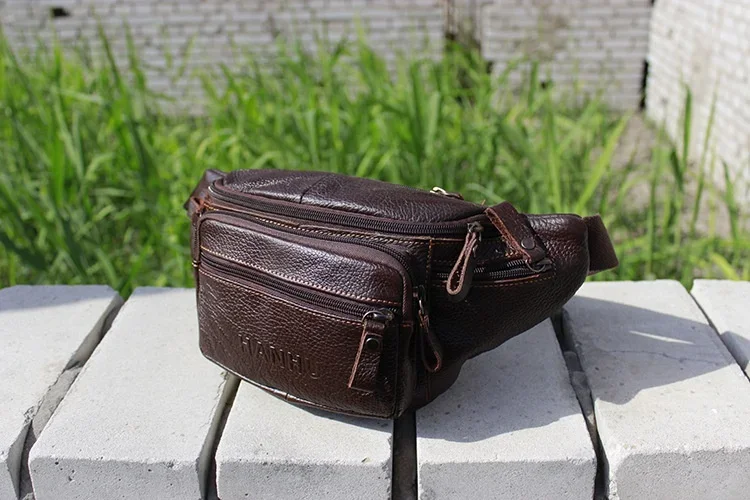 ของแท้ Cowhide หนังเอวกระเป๋าผ - Running Gear Holder บทวิจารณ์และราคา
