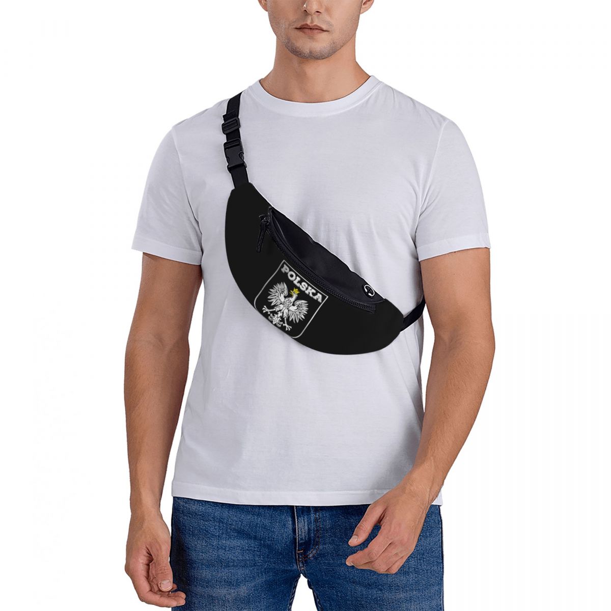 กระเป๋าคาดเอวแบบสะพายข้างลายโล - Running Gear Bag For Men บทวิจารณ์และราคา