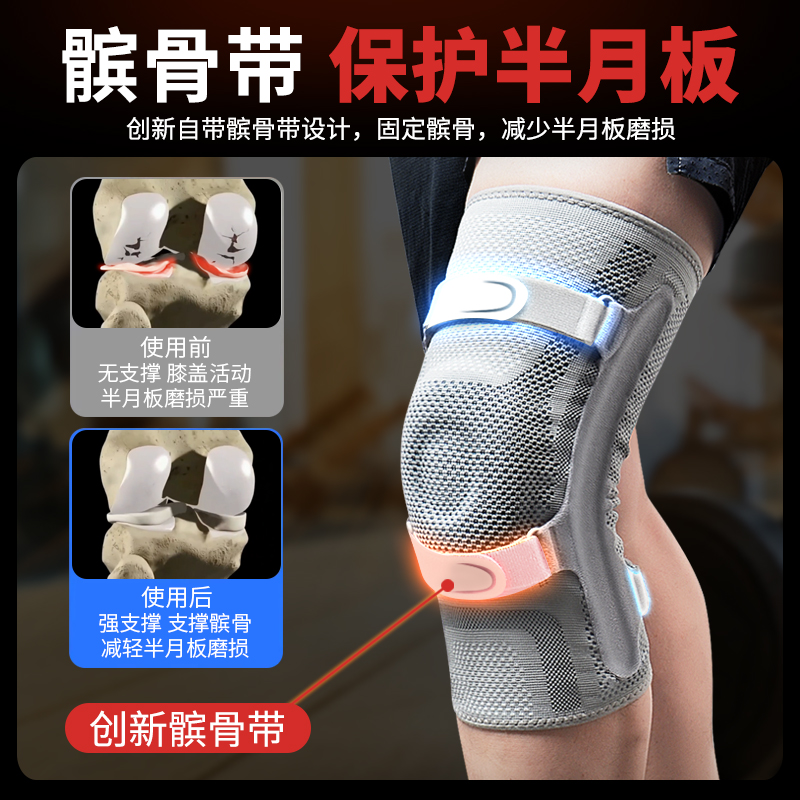 สนับเข่าสำหรับอาการบาดเจ็บที่เ - New Gear Running บทวิจารณ์และราคา