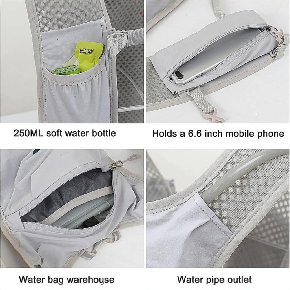 เสื้อวิ่งแบบมีถุงน้ำสำหรับวิ่ง - Running Gear Bag For Men บทวิจารณ์และราคา