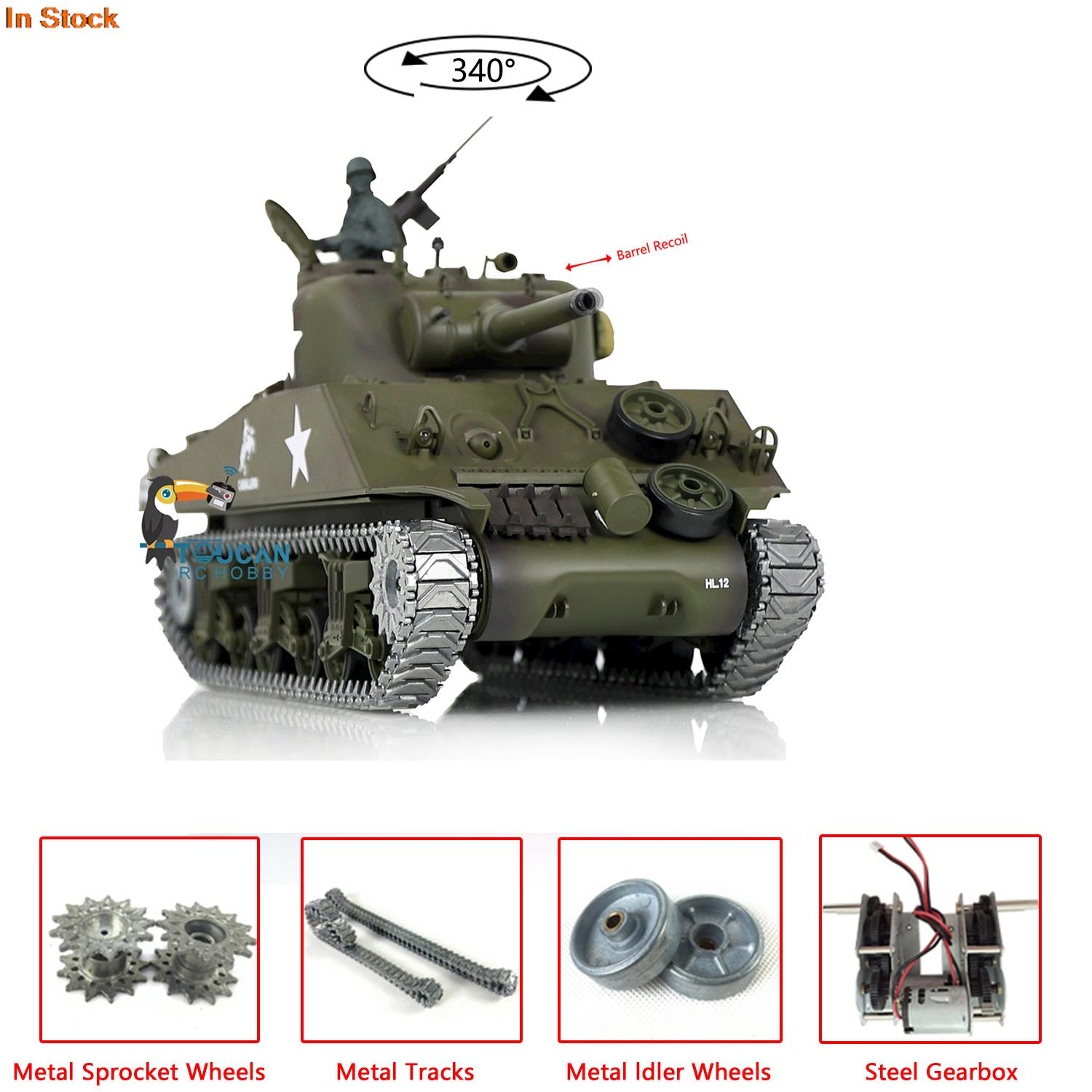 1/16 HENG LONG RC ถัง 7.0 อัพเ - Running Gear Box บทวิจารณ์และราคา