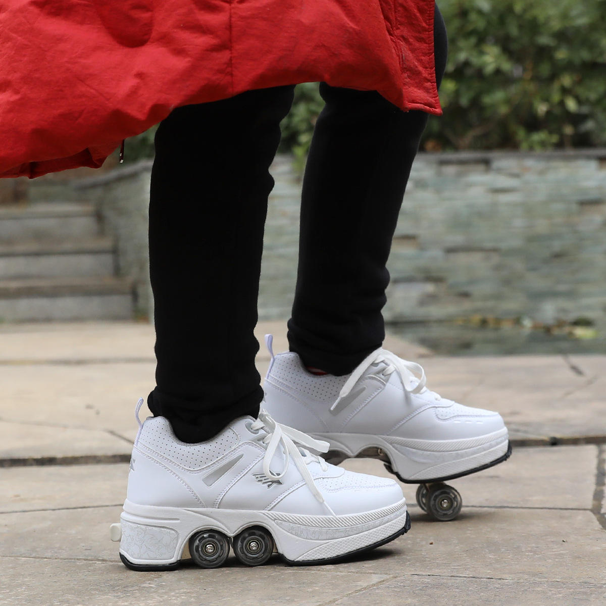 Pu หนังเด็ก 4 ล้อ Roller รองเท - Running Gear For Beginners บทวิจารณ์และราคา