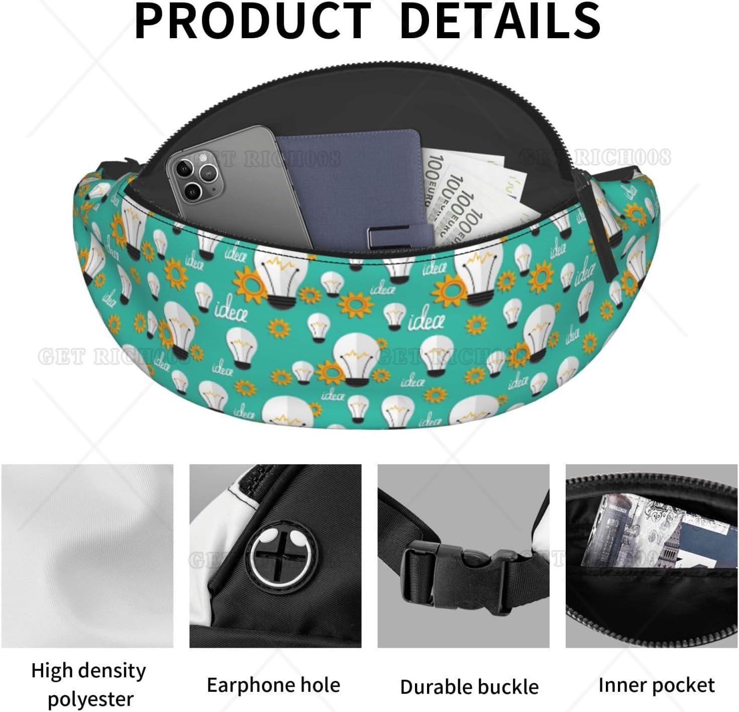 กระเป๋าสะพายข้าง Fanny Packs ส - Running Gear Bag For Men บทวิจารณ์และราคา