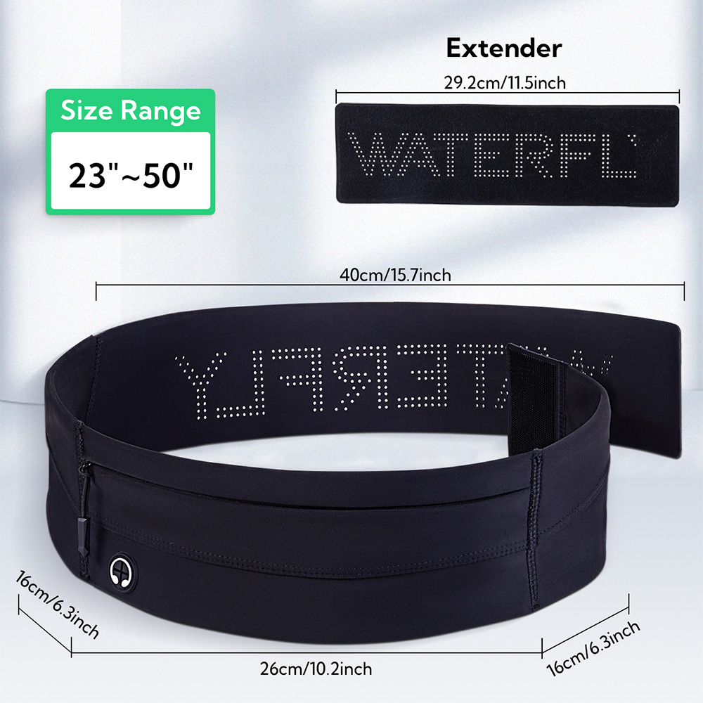 WATERFLY เข็มขัดวิ่ง Fanny Pac - Running Gear Holder บทวิจารณ์และราคา