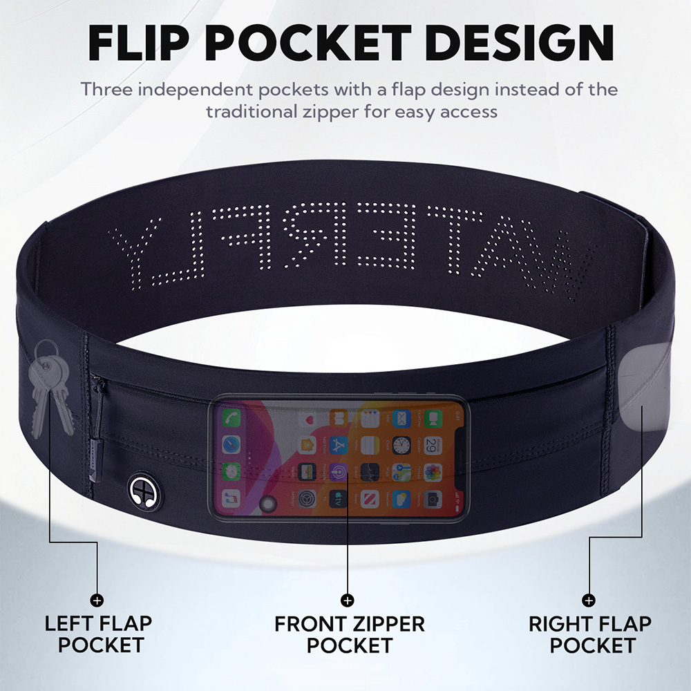 WATERFLY เข็มขัดวิ่ง Fanny Pac - Running Gear Holder บทวิจารณ์และราคา