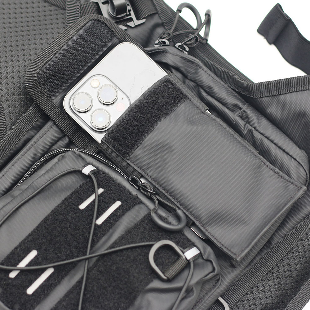 กระเป๋าคาดอกแบบยุทธวิธีพร้อมถุ - Running Gear Bag For Men บทวิจารณ์และราคา