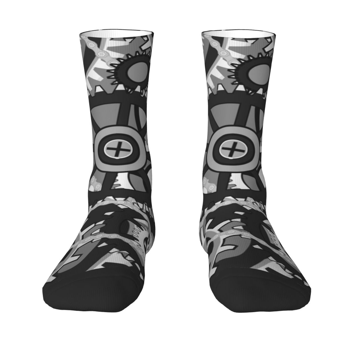 ถุงเท้าลายเกียร์วินเทจลายล้อรถ - Running Gear Design บทวิจารณ์และราคา