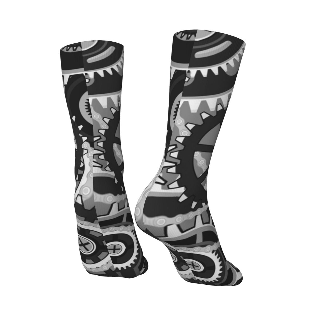 ถุงเท้าลายเกียร์วินเทจลายล้อรถ - Running Gear Design บทวิจารณ์และราคา